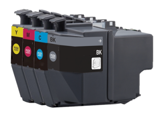 Brother Original LC3213 4 Colour High Capacity Inkjet Cartridge Multipack (LC3213BK/C/M/Y)